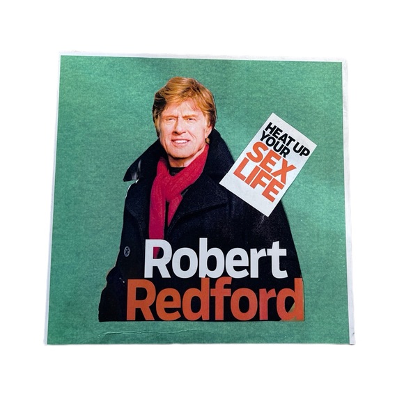 9x9” Square Robert Redford Retro Print Art  On Matte Art Paper - Picture 1 of 7